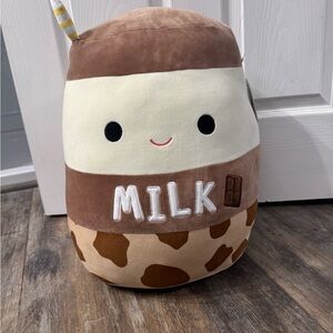 Squishmallows Sylvie Milk Bottle Plush - Brown and Cream Delight